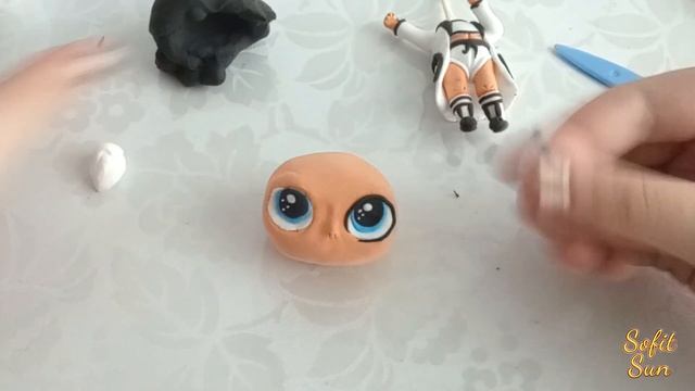 Лепим куклу Лол "Пандочка" из пластилина |  Diy Sofit Sun