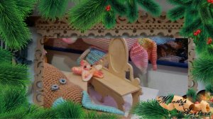 ✨ Уникальные подарки и сувениры к Новому 2024 году, с кукольной мебелью и декором из дерева.