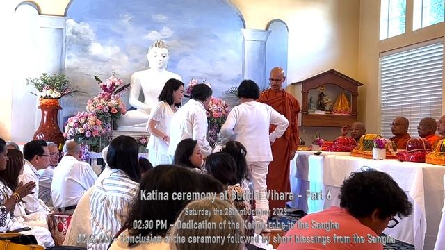 Katina ceremony at Buddhi Vihara - Part 6 смотреть онлайн