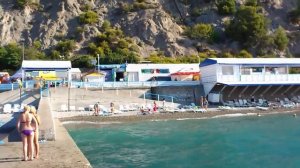 2012 07 22 2 Южный берег Крыма, Гаспра. Пляж Марат