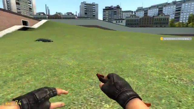 Garrys mod - мод на ножи из CS:GO смотреть онлайн