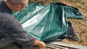 РАСПАКОВКА и ОБЗОР садовой ГИБКОЙ БОЧКИ - 1000 литров