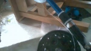 Как наматать леску клинскую 0,7мм на катушку .