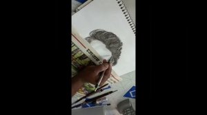 !!how to portrait pencil sketch!! real stick pencil sketch!!