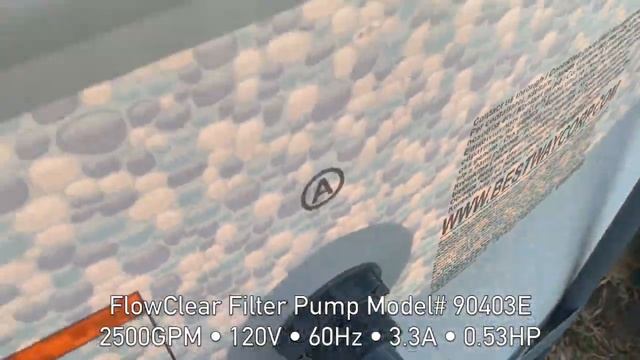 Bestway Steel Max Pro 18 Above Ground Pool with FlowClear Filter Pump model #M90403E смотреть онлайн