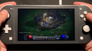 Diablo II: Resurrected on Nintendo Switch Lite