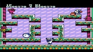 Полное прохождение игры Snow Brothers: Nick and Tom для NES, Dendy, Famicon. Full HD.