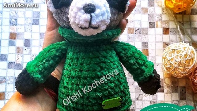 Амигуруми: схема Малыш Енот. Игрушки вязаные крючком - Free crochet patterns.
