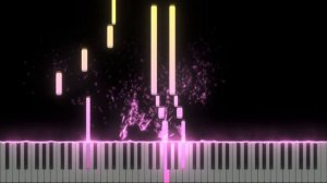 Princess Mononoke OST - Legend of Ashitaka Piano Cover (Visualizer) | Beautiful Anime Music