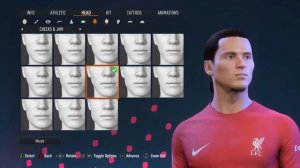 FIFA 23 Pro Club Face Creations - Darwin Nunez - Pro Club Look alike