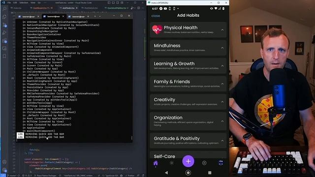 Coding - Node JS - React Native - Habit Building App - App Development #1 смотреть онлайн