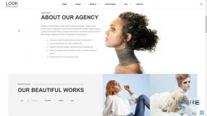 Look - fashion and model portfolio WordPress theme      Colby Keegan