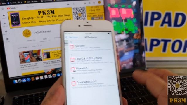 pk3m.github.io Fake iOS ghép sim fix full 55C5S66P to 12 Promax  Fake iOS active ICCID Locked