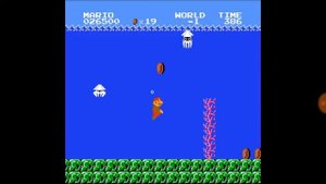 Как попасть в -1 мир в Super Mario Bros