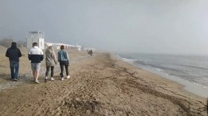 Крым ОРЛОВКА. Море в ТУМАНЕ и Холод! Перепад ТЕМПЕРАТУР. Пляж. Апрель 2022. Севастополь