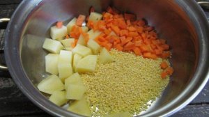 Суп с капустой и пшеном