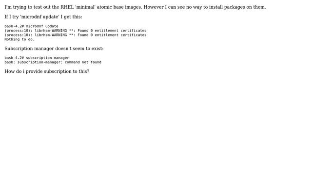 DevOps & SysAdmins: Rhel7 atomic docker base image subscription смотреть онлайн