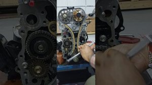 how to change toyota hilux #2TR-FE #VVTI Engine timing chain pad
