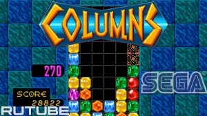 Columns (16 Bit Sega Genesis) -  Gameplay игры (Arcade, Original, Flash) первой части на Сеге