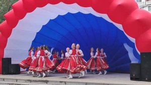 День города. Москва 876 лет. Коллектив "Аквамарин". Танец "Праздничная плясовая"