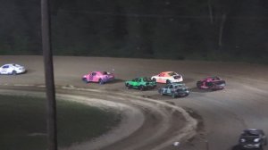 Flinn Stock Heat Race #1 at Crystal Motor Speedway, Michigan on 08-10-2019!