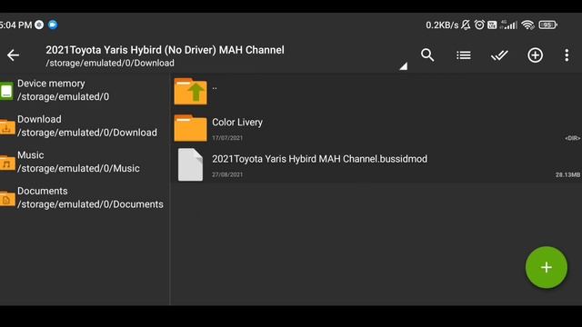 How To Install Toyota Yaris Hybrid Car Mod In BUSSID || Bus Simulator Indonesia Car Mod