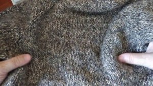 Свитер спицами из пряжи мулине