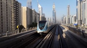 Dubai Metro: trip from airport to Burj Khalifa