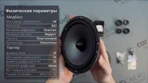 Компонентная акустика Alpine SPG-17CS