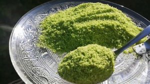 Ароматная пряная соль с рукколы и универсальная домашняя приправа.Зелёная соль.Рецепт с солью.