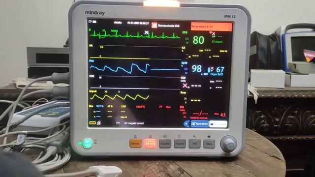 MONITOR MULTIPARAMETROS MINDRAY IPM-12 смотреть онлайн