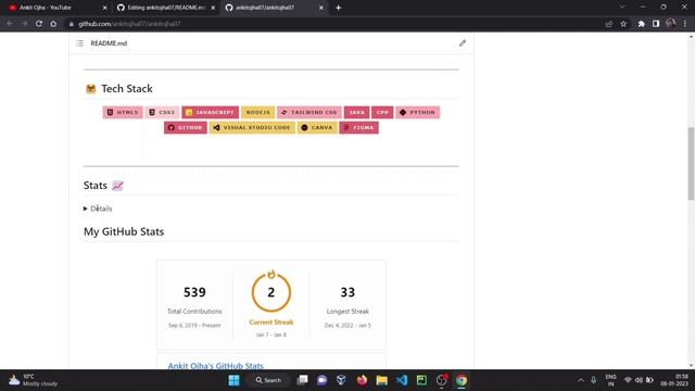 Customize GitHub profile like a Pro part-2 | #faang #webdevelopment #github