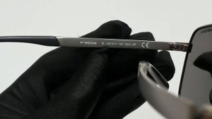 Porsche Design Sunglasses Model-  P8658 Color- B Silver/Grey-Blue Mirror Lenses