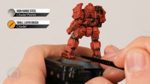 BATTLETECH! How to paint Draconis Combine Sword of Light Battlemech