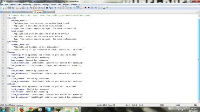 Minecraft AntiCheat plugin review 1.2.5 смотреть онлайн