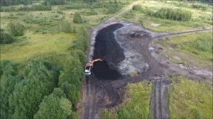 Незаконная добыча торфа вблизи д Федино Солнечногорского района
