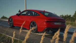 Audi RS 7 Quattro Test On The Climbing Hill