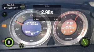 Volvo S80 T6 3.0T (304HP) - Acceleration 0 - 60 MPH (DRAGY)
