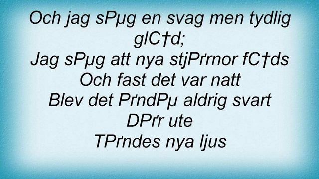 BjГ¶rn Afzelius - Ljuset Lyrics_1
