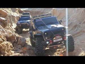 Каньоны Железногорска. Traxxas TRX4 и RGT //// The canyons of Zheleznogorsk. Traxxas TRX 4 and RGT.