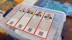 Военнослужащие группировки войск «Днепр» принимают участие в досрочном голосовании на выборах Презид