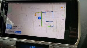 Магнитола teyes cc3 в Toyota Land Cruiser Prado 2017 - 2021