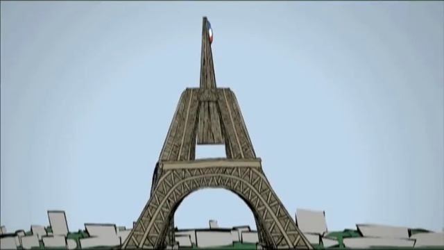 Eiffel Tower animation смотреть онлайн