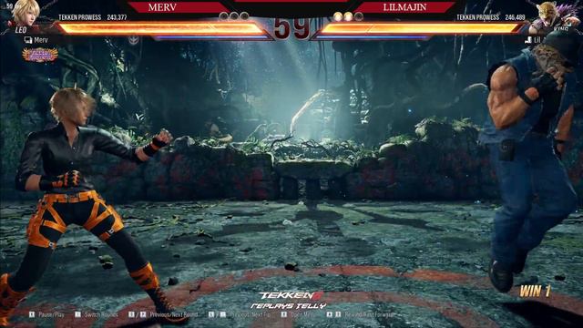 Tekken 8 ▰ MERV (Leo) Vs LILMAJIN (King) ▰ Ranked Matches смотреть онлайн