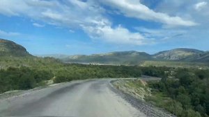 Дорога из Мурманска к полуострову Рыбачий