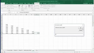Create Correlation Matrix in Excel