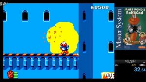 James Pond 2 (SMS) Speedrun in 32s 116ms (C.H.E.A.T.)