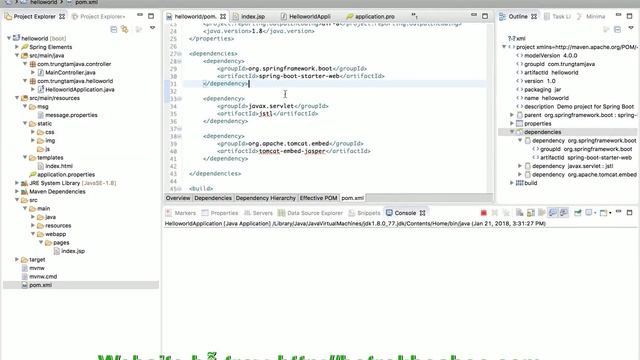 04 Spring Boot JSP View Spring Boot | Lập Trình Java Web смотреть онлайн