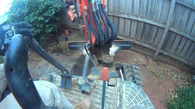 Pool Removal - Look at that SLUDGE. LIMITED ACCESS. Time lapse. смотреть онлайн