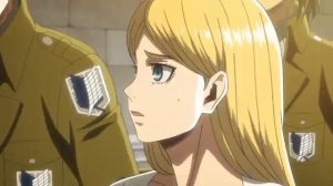 Хистория ударила Леви [Attack on titans]